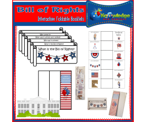 The Bill of Rights Interactive Foldable Booklets - EBOOK