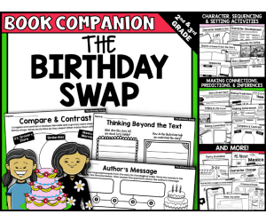 The Birthday Swap Interactive Read-Aloud Activities