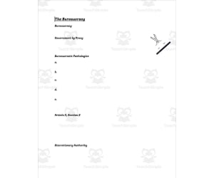 The Bureaucracy Guided Notes: AP Government