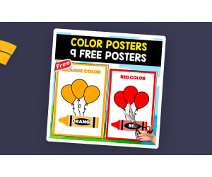 THE COLORS POSTERS | 9 FREE POSTERS