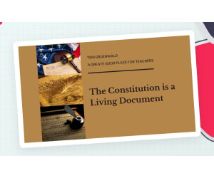 The Constitution is a Living Document
