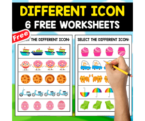 THE DIFFERENT ICON | 6 FREE WORKSHEETS