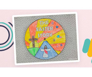 Easter Story Wheel Spinner Craft – Sunday School