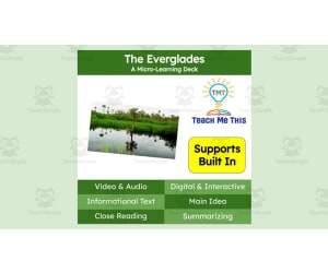 The Everglades | Reading Comprehension Deck | Interactive Lesson
