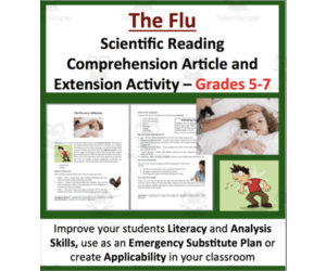 The Flu - Science Reading Article - Grades 5-7