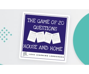 20 Questions Game – House and Home Vocabulary