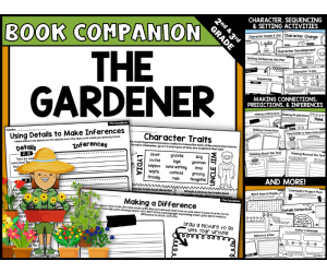 The Gardener Interactive Read-Aloud Activities