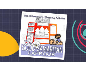 The Good Samaritan Bible Story Lapbook Project Grade 1 2 3 ELA ELL