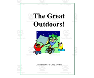 The Great Outdoors Curriculum Pack