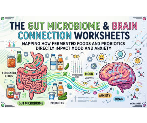 The Gut Microbiome & Brain Connection Worksheets