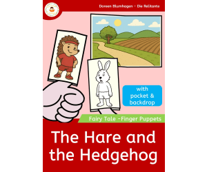 The Hare and the Hedgehog – Finger Puppet Craft with Backdrop and Pock