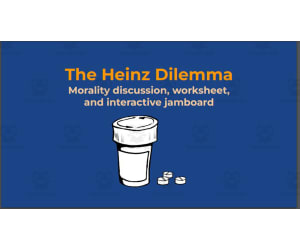 The Heinz Dilemma (Class Slides, Interactive Jamboard, Worksheet)