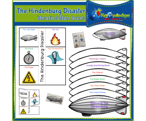 The Hindenburg Disaster Interactive Foldable Booklets - EBOOK