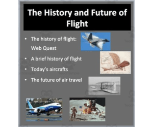The History and Future of Flight - Google Slides and PowerPoint Lesson