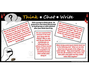 The Lottery by Shirley Jackson - Think, Chat, & Write