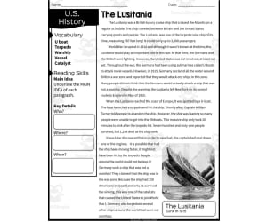 The Lusitania Reading Packet