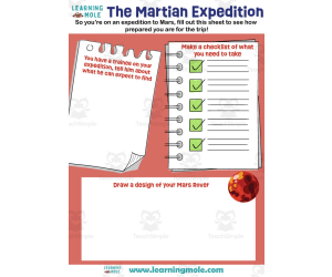 The Martian Expedition Activity