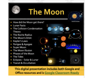 The Moon - Origin, Orbits, and Influences -Senior Earth & Space Lesson