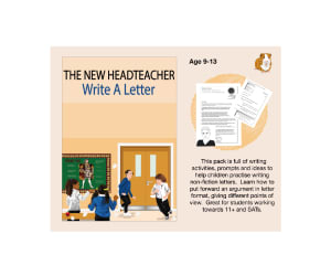 The New Headteacher: Write A Letter (9-13 years)