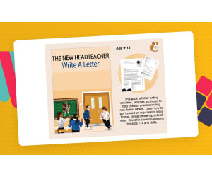 The New Headteacher: Write A Letter (9-13 years)