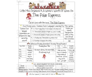The Polar Express | Reading Activity Packet