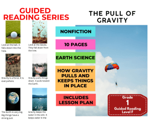 The Pull of Gravity: Guided Reading Level F with Lesson Plan