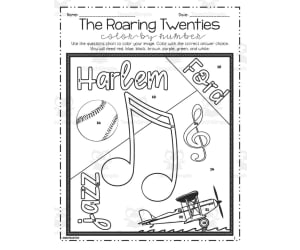 The Roaring Twenties Color by Number
