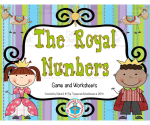 The Royal Numbers Game + Worksheets