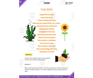 The Seed Poem Intermediate Lesson Plan