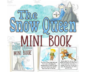 The Snow Queen Fairy Tale Foldable Mini Book Grade 1 2 3 ELA ELL