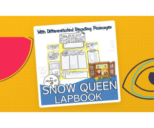The Snow Queen Lapbook Project Reading & Writing Grades 3 4 5 ELA