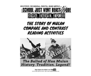The Story of Mulan Reading Comprehension Activities Bundle