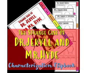 The Strange Case of Dr. Jekyll and Mr. Hyde Characterization Flip book