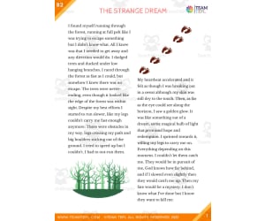 The Strange Dream Short Story | Upper Intermediate Lesson Plan