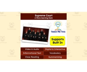 The Supreme Court | Reading Comprehension Deck | Interactive Lesson