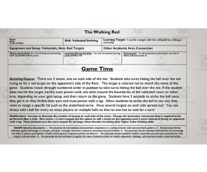 The Walking Red Game