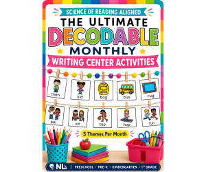 Themed Phonics Writing Center Activities Preschool Pre-K Kindergarten