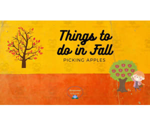Things To Do in Fall - Picking Apples Activity