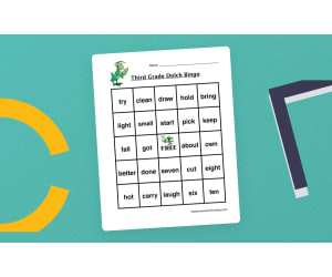 Third Grade Sight Words Bingo