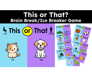 This or That Game Ice Breaker (Both Google slides & PDF file)