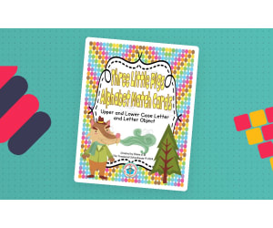 Three Little Pigs Alphabet Match Cards