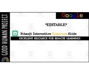 Three Little Pigs Bitmoji Slide | Google Classroom Interactive Activity