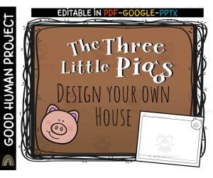 Three Little Pigs | Design Your Own House Activity