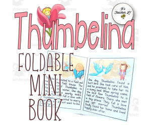 Thumbelina Fairytale Foldable Mini Book Grade 1 2 3 ELA READING