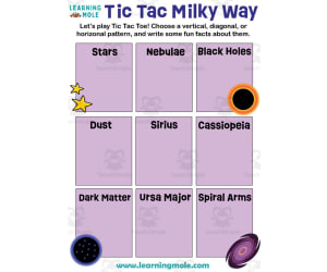 Tic Tac Milky Way Activity