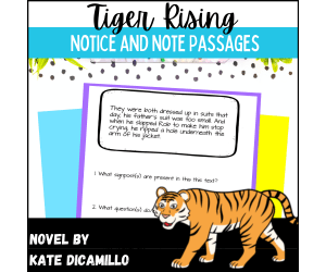 Tiger Rising Notice and Note Passages