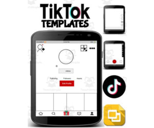 TikTok Template (Editable on Google Slides)