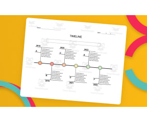 Timeline Template โ Editable in Microsoft Word