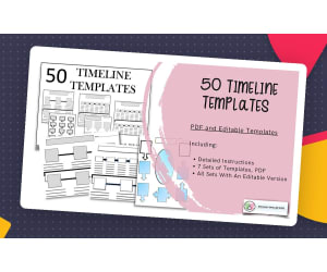 Timeline Templates - 50 Differentiated Timelines