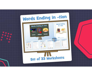 tion Suffix Worksheets